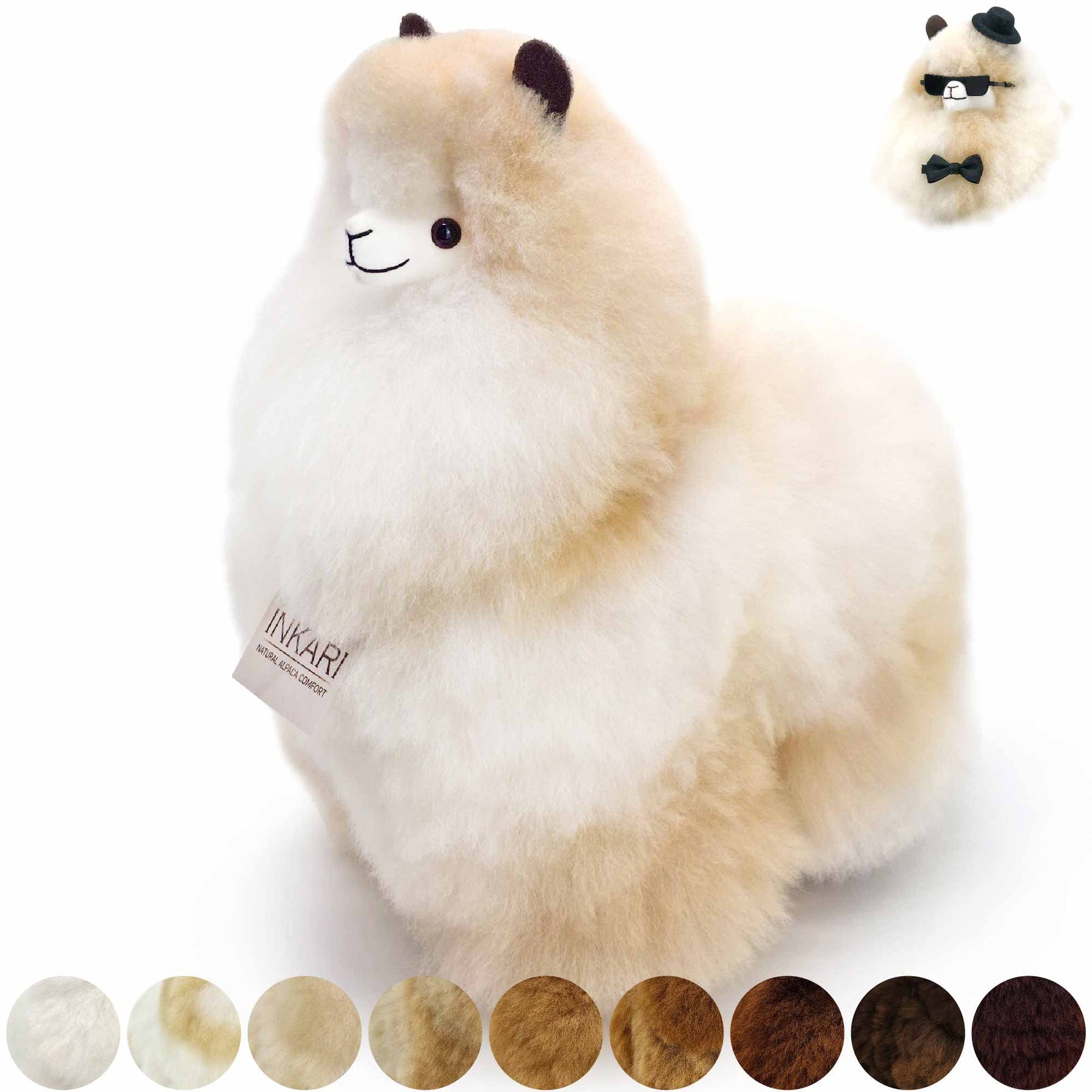 haakje angst Landelijk Naturals - All Sizes ❤ Fluffy Alpaca Toy ❤ Stuffed Animal ❤ Fairtrade Gift